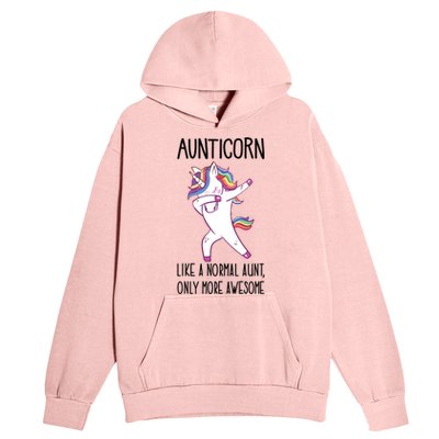 Unicorn Aunt Aunticorn Like A Normal Aunt Only More Awesome Funny Gift Urban Pullover Hoodie