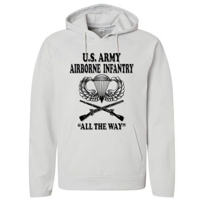 U.S. Army Airborne Infantry Performance Fleece Hoodie