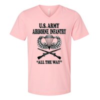 U.S. Army Airborne Infantry V-Neck T-Shirt