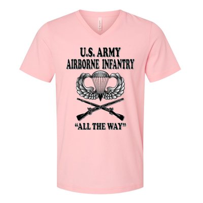 U.S. Army Airborne Infantry V-Neck T-Shirt