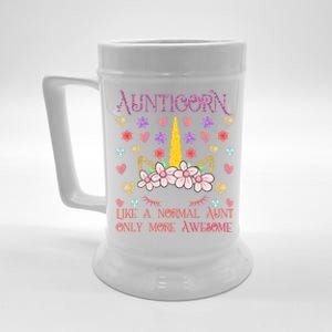 Unicorn Aunt Aunticorn Gift Beer Stein