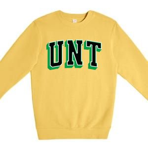 UNT Athletic Arch College University ! Alumni Premium Crewneck Sweatshirt