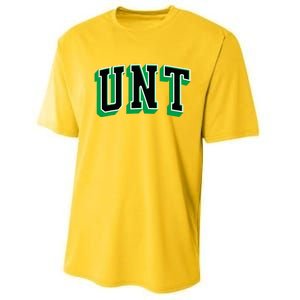 UNT Athletic Arch College University ! Alumni Performance Sprint T-Shirt