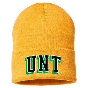 UNT Athletic Arch College University ! Alumni Sustainable Knit Beanie