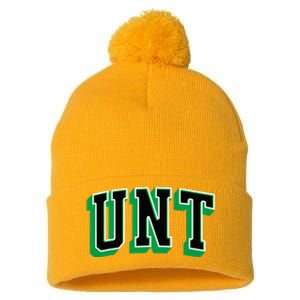 UNT Athletic Arch College University ! Alumni Pom Pom 12in Knit Beanie