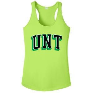 UNT Athletic Arch College University ! Alumni Ladies PosiCharge Competitor Racerback Tank