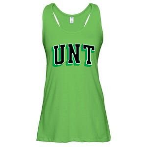 UNT Athletic Arch College University ! Alumni Ladies Essential Flowy Tank