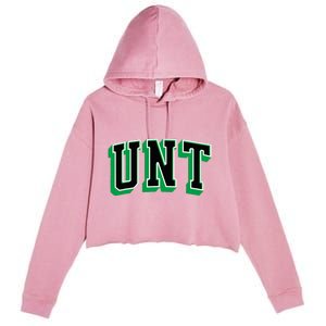 UNT Athletic Arch College University ! Alumni Crop Fleece Hoodie