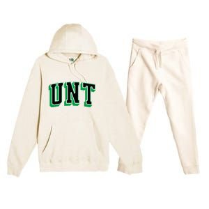 UNT Athletic Arch College University ! Alumni Premium Hooded Sweatsuit Set