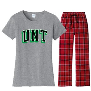 UNT Athletic Arch College University ! Alumni Women's Flannel Pajama Set