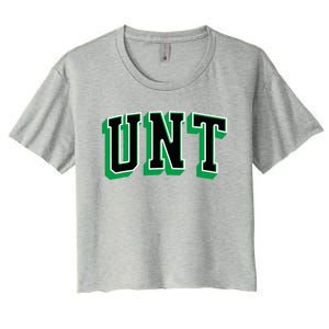 UNT Athletic Arch College University ! Alumni Women's Crop Top Tee