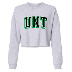 UNT Athletic Arch College University ! Alumni Cropped Pullover Crew