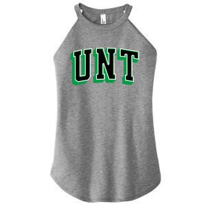 UNT Athletic Arch College University ! Alumni Women's Perfect Tri Rocker Tank