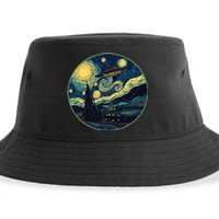 Ufo Aliens And Bigfoot Impressionist Style Novelty Uap Sustainable Bucket Hat