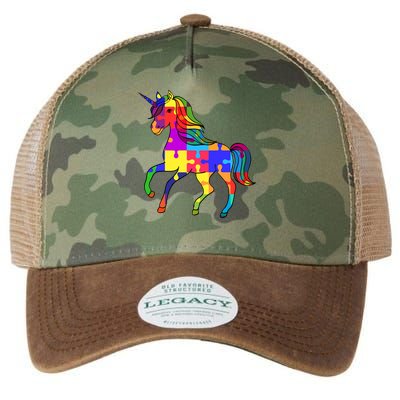 Unicorn Autism Awearness Spectrum Disorder Cool Gift Legacy Tie Dye Trucker Hat