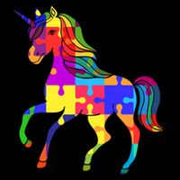 Unicorn Autism Awearness Spectrum Disorder Cool Gift City Backpack