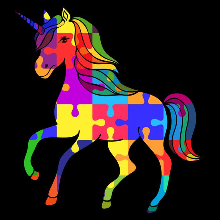 Unicorn Autism Awearness Spectrum Disorder Cool Gift City Backpack