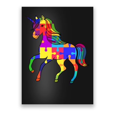 Unicorn Autism Awearness Spectrum Disorder Cool Gift Poster