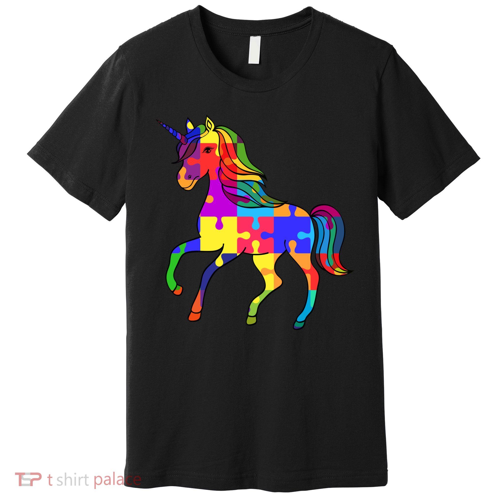 Unicorn Autism Awearness Spectrum Disorder Cool Gift Premium T-Shirt