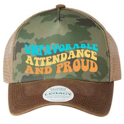 Unfavorable Attendance And Proud Legacy Tie Dye Trucker Hat