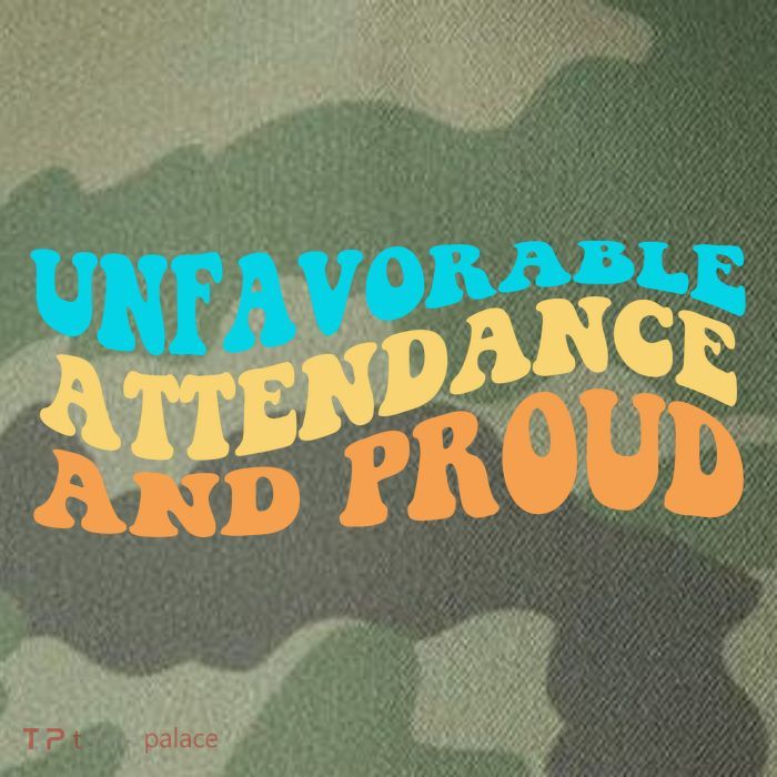Unfavorable Attendance And Proud Legacy Tie Dye Trucker Hat