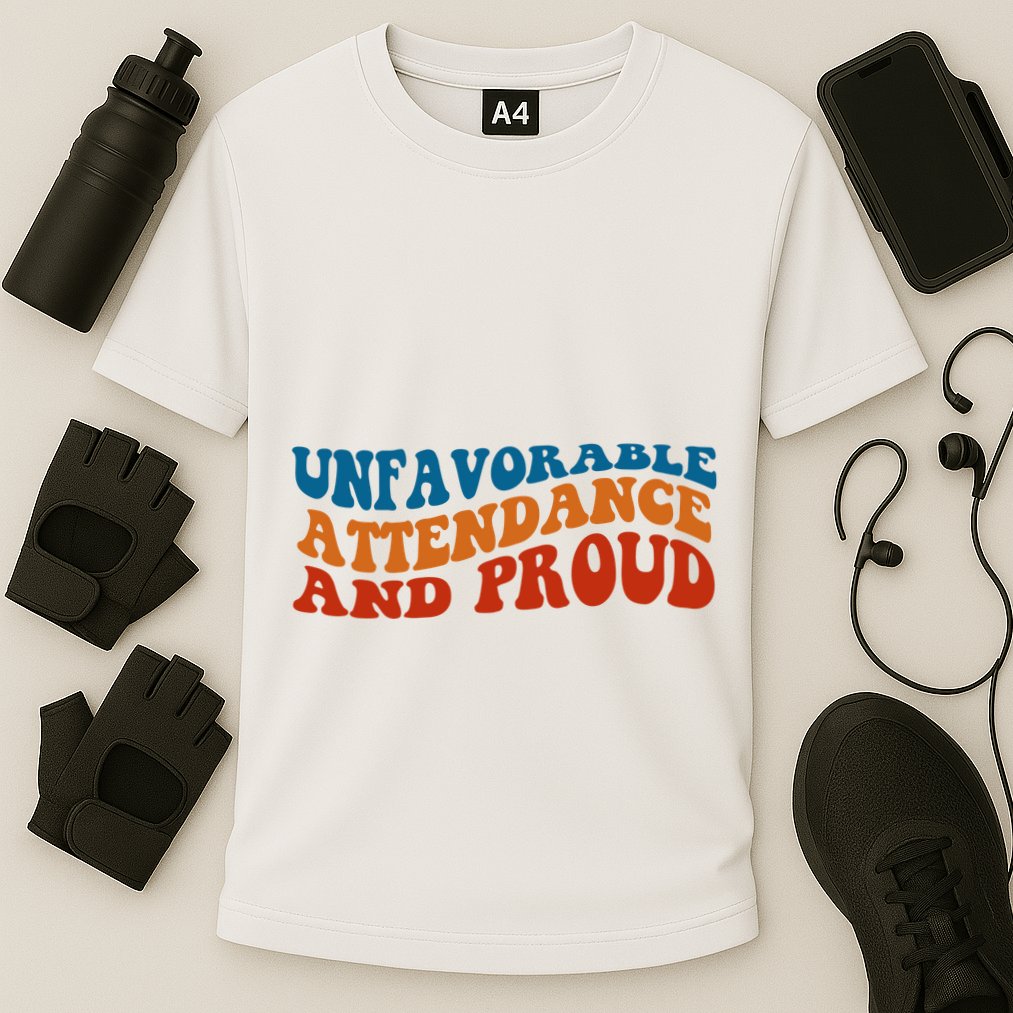 Unfavorable Attendance And Proud Performance Shirt