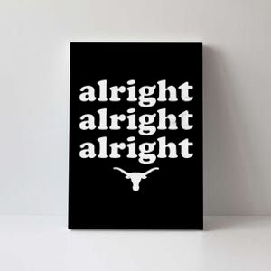 USA Alright Alright Alright Texas Pride Canvas