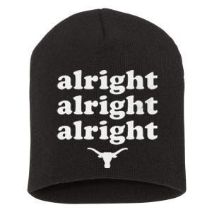 USA Alright Alright Alright Texas Pride Short Acrylic Beanie