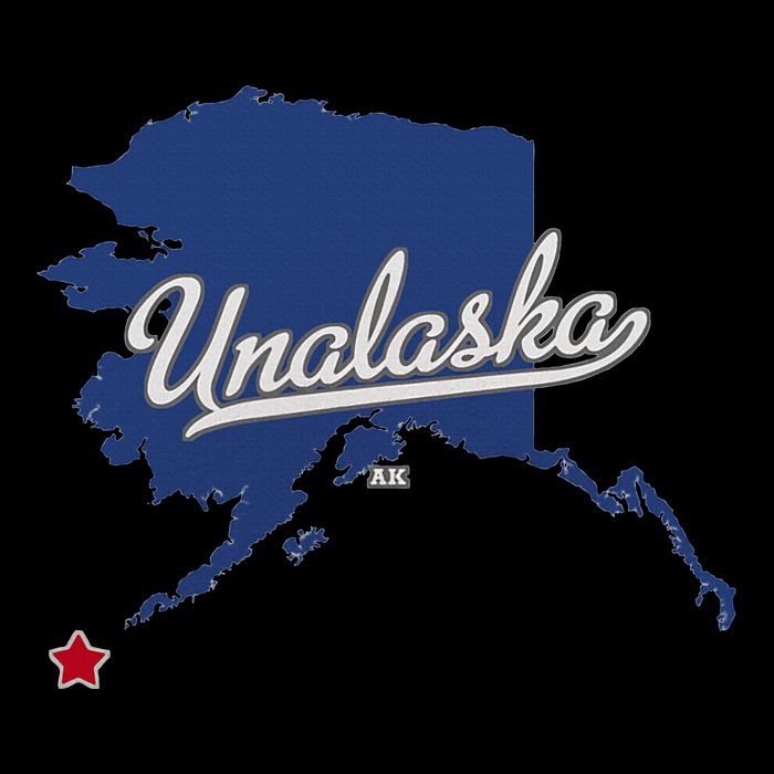 Unalaska Alaska Ak Map 16oz Travel Tumbler