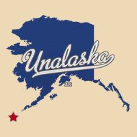 Unalaska Alaska Ak Map Drawstring Bag