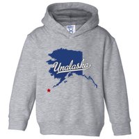 Unalaska Alaska Ak Map Toddler Hoodie