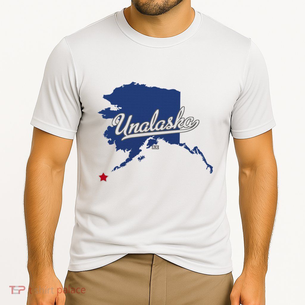 Unalaska Alaska Ak Map Performance Shirt