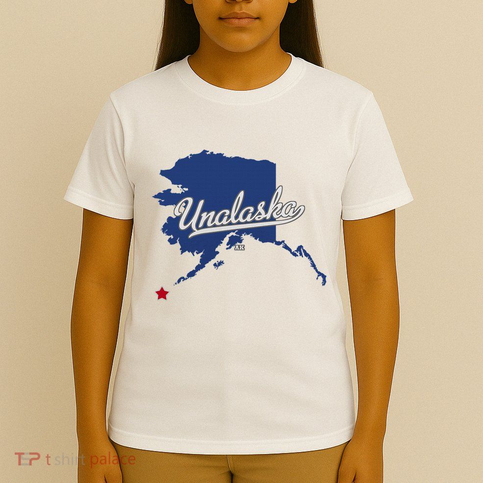 Unalaska Alaska Ak Map T-Shirt