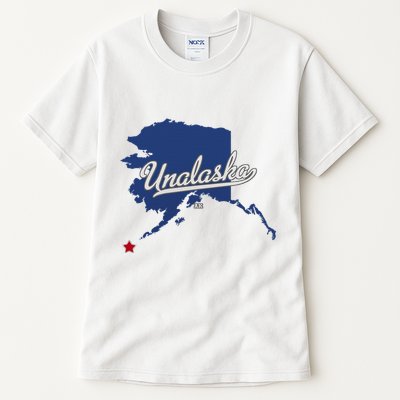 Unalaska Alaska Ak Map Tall T-Shirt