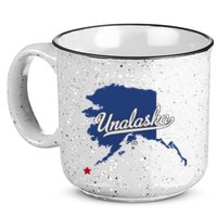Unalaska Alaska Ak Map 15oz Campfire Ceramic Mug