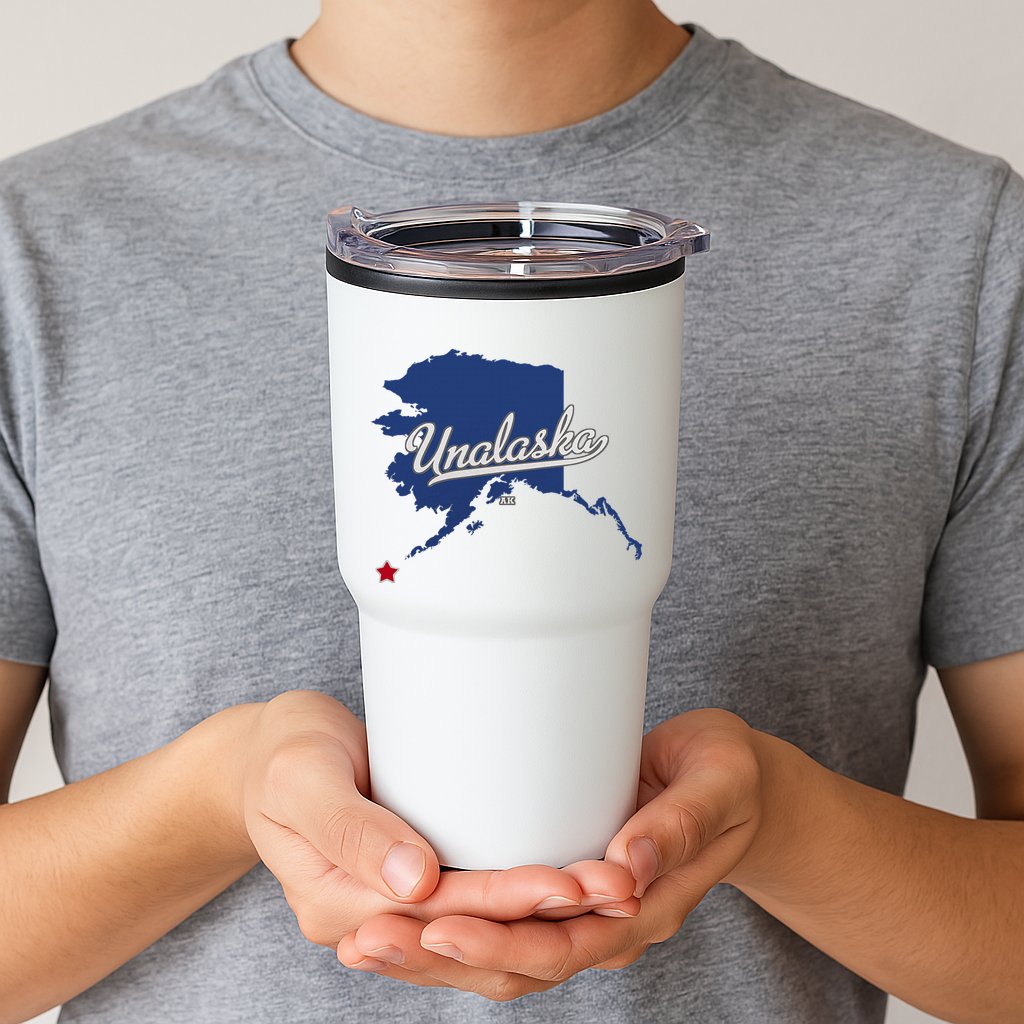 Unalaska Alaska Ak Map Tumbler