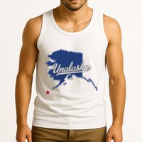 Unalaska Alaska Ak Map Tank Top