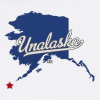 Unalaska Alaska Ak Map Toddler T-Shirt