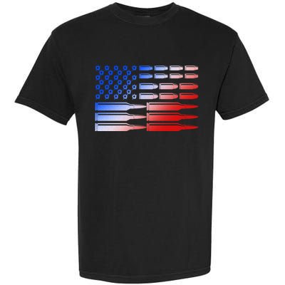 USA American Bullet Flag Garment-Dyed Heavyweight T-Shirt