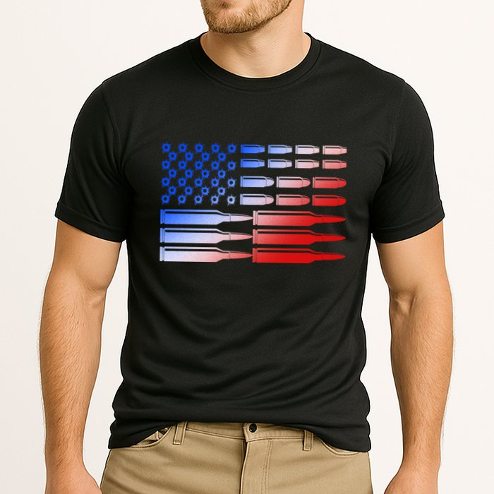 USA American Bullet Flag Performance Shirt