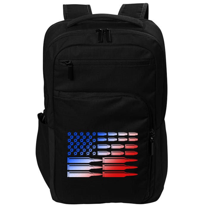 USA American Bullet Flag Impact Tech Backpack