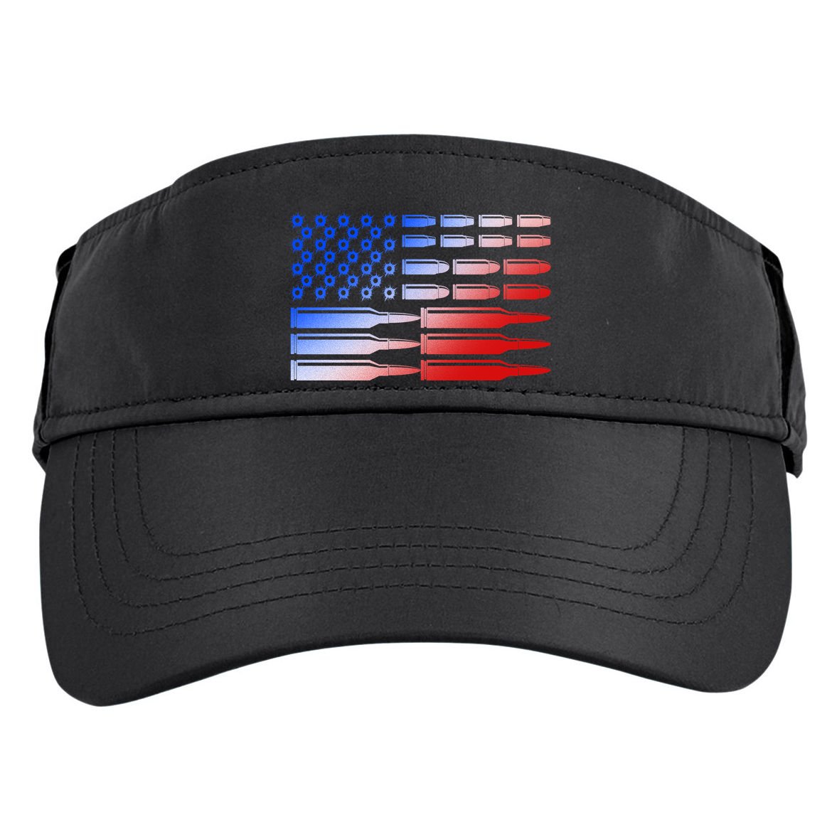 USA American Bullet Flag Adult Drive Performance Visor