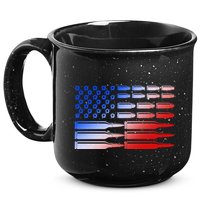 USA American Bullet Flag 15oz Campfire Ceramic Mug