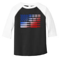 USA American Bullet Flag Toddler Fine Jersey T-Shirt