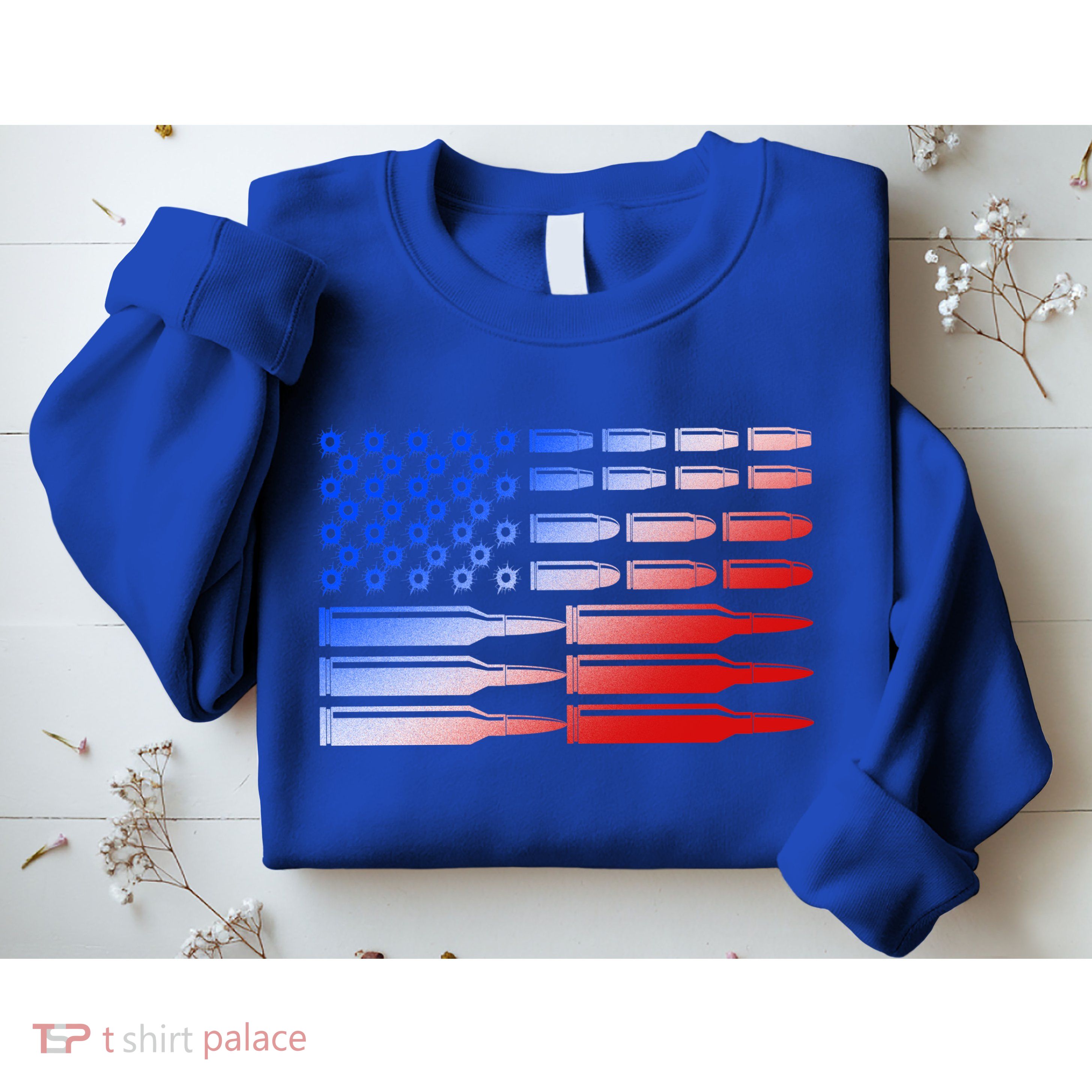 USA American Bullet Flag Sweatshirt