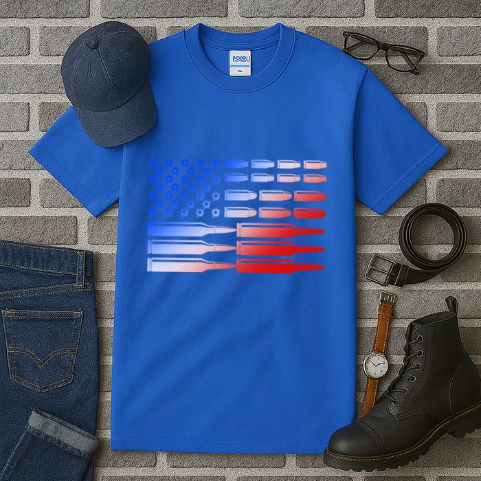 USA American Bullet Flag Tall T-Shirt