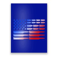 USA American Bullet Flag Poster