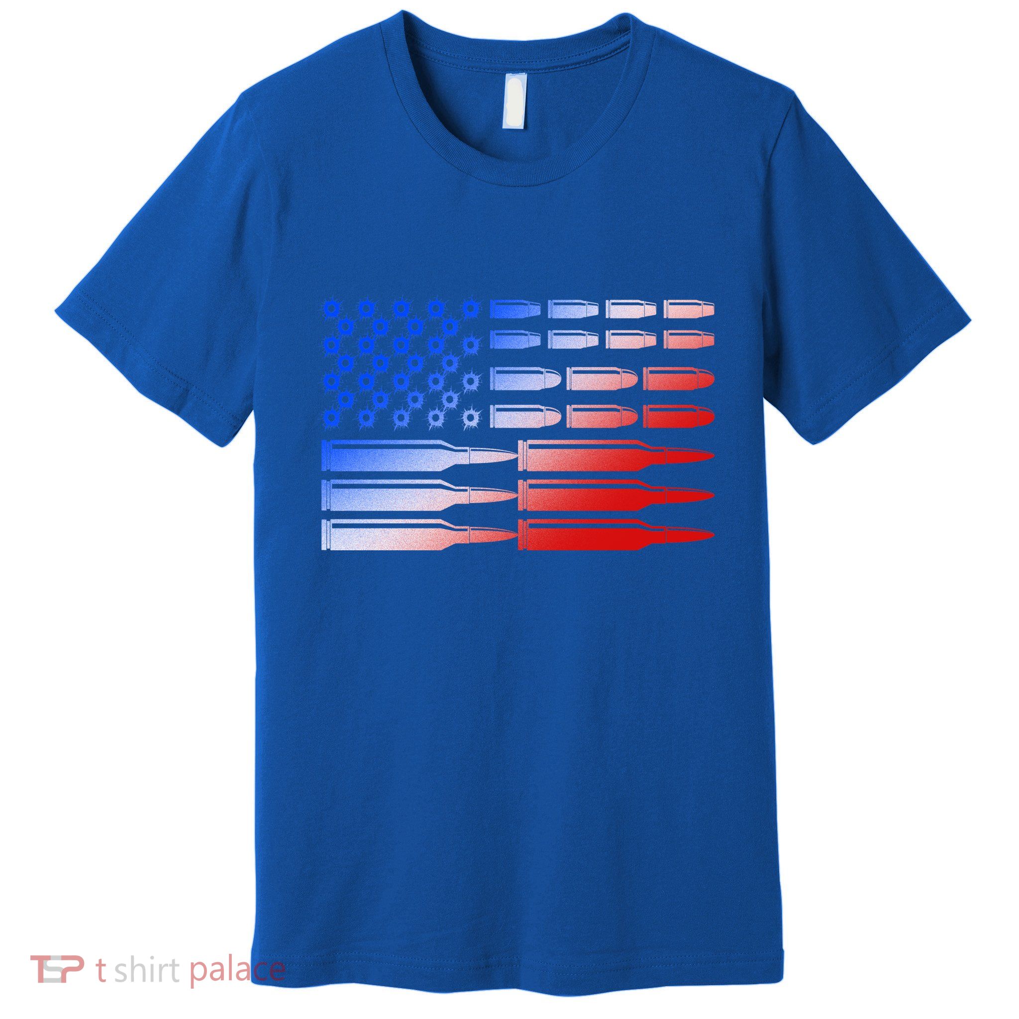USA American Bullet Flag Premium T-Shirt