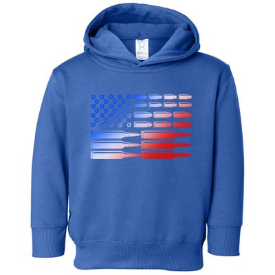 USA American Bullet Flag Toddler Hoodie