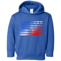 USA American Bullet Flag Toddler Hoodie